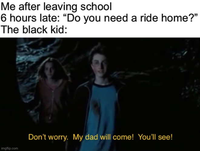 Dark humor is dark unless you’re a mod. | image tagged in funny,memes,harry potter | made w/ Imgflip meme maker