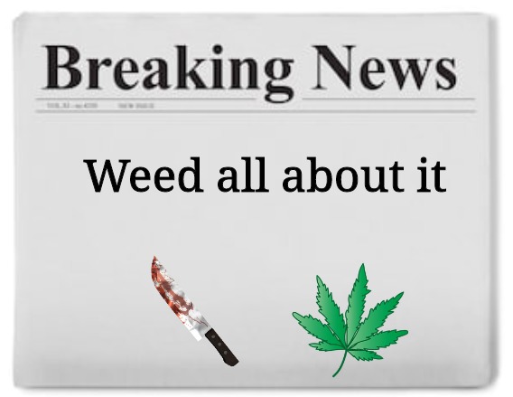 Breaking News | Weed all about it | image tagged in breaking news | made w/ Imgflip meme maker