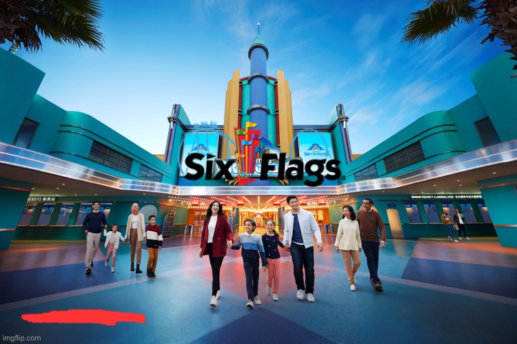 Six Flags Genting SkyWorld’s Main Entrance | image tagged in memes,six flags,six flags genting skyworlds,dank memes,theme park | made w/ Imgflip meme maker