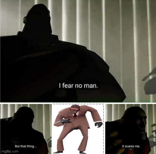 Tf2 meme | image tagged in that thing scares me | made w/ Imgflip meme maker