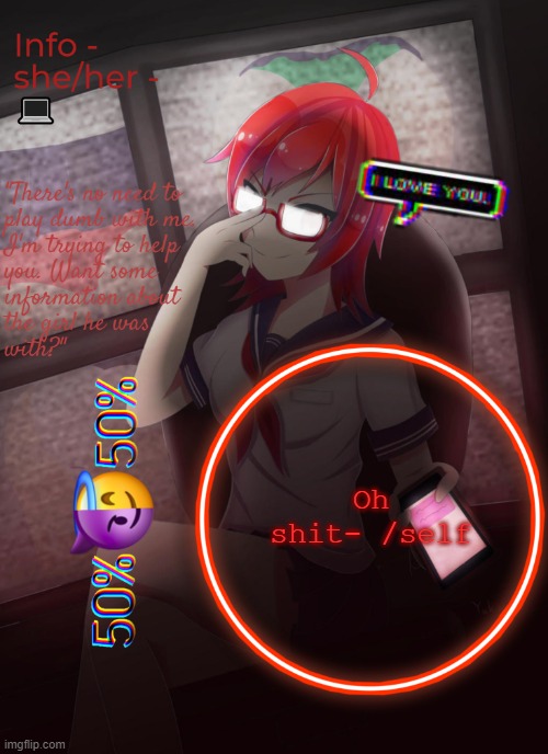 Info | Oh shit- /self | image tagged in info | made w/ Imgflip meme maker
