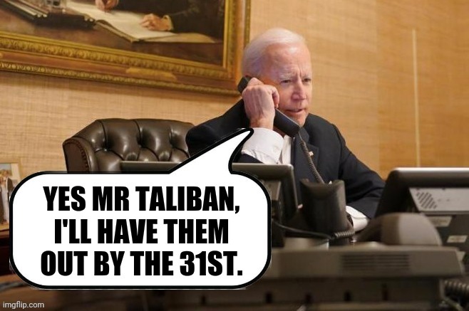 The taliban has got Joe by the balls. | image tagged in memes | made w/ Imgflip meme maker