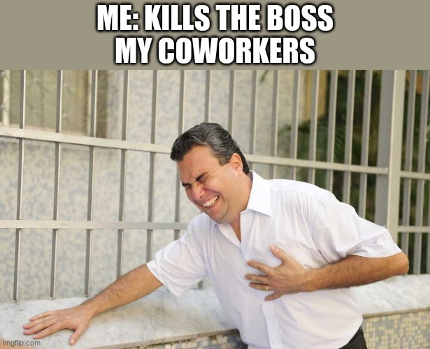 R.I.P Red_Hood (2005 - 2021) | ME: KILLS THE BOSS

MY COWORKERS | image tagged in ouch | made w/ Imgflip meme maker