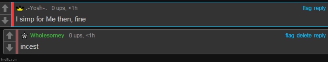 yoshcest | image tagged in if yoshi comments on this,he's a simp,replies count aswell | made w/ Imgflip meme maker