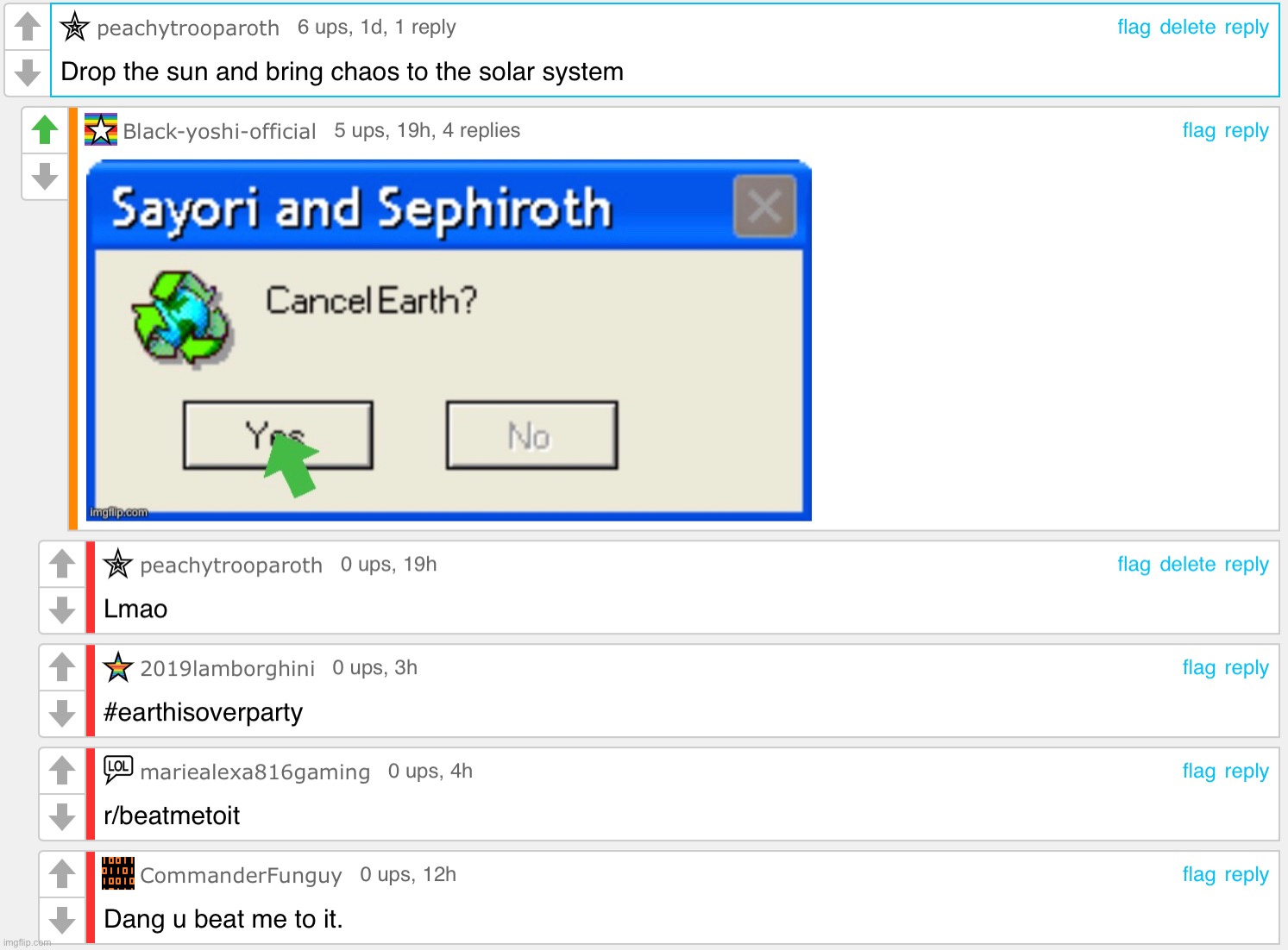 Oh look my Sayori and Sephiroth error on a Blaziken made meme (link in comments) | image tagged in sayori and sephiroth | made w/ Imgflip meme maker
