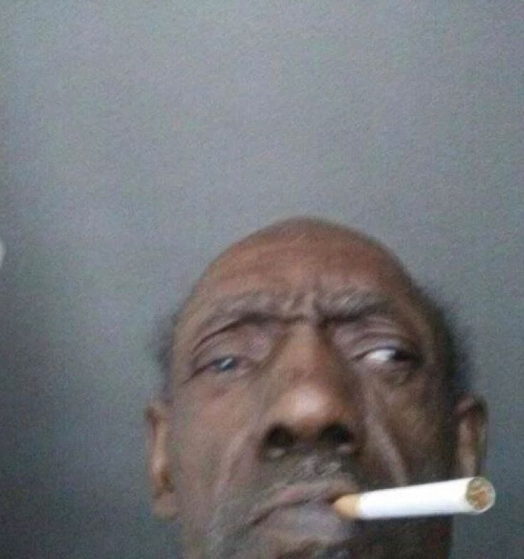 Old guy smoking Blank Meme Template