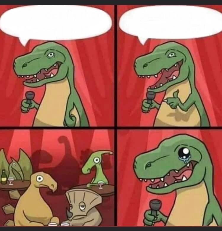 High Quality Dino Comic Blank Meme Template