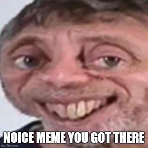 Noice | NOICE MEME YOU GOT THERE | image tagged in noice | made w/ Imgflip meme maker