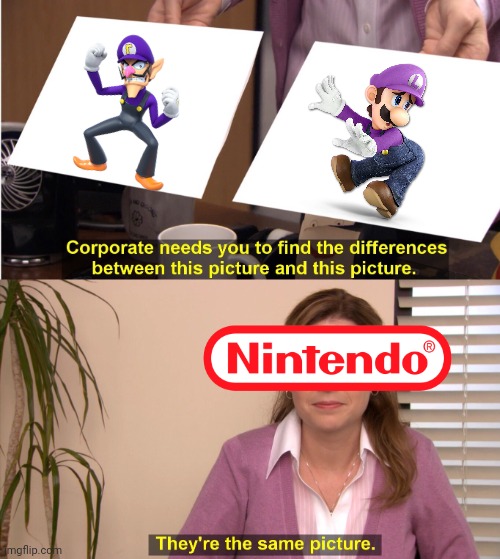 Now I understand why is not in smash | image tagged in waluigi,luigi,nintendo | made w/ Imgflip meme maker
