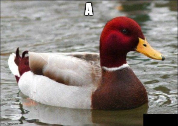 Lily Or Something | A | image tagged in memes,malicious advice mallard | made w/ Imgflip meme maker