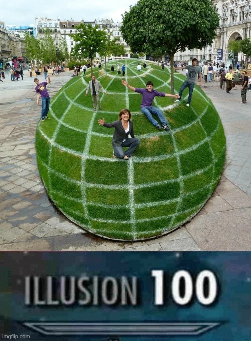 How did they make this? | image tagged in illusion 100,cool,memes,photos | made w/ Imgflip meme maker