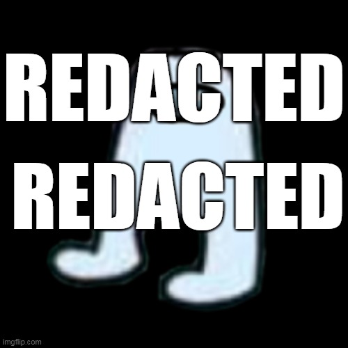 AMOGUS | REDACTED REDACTED | image tagged in amogus | made w/ Imgflip meme maker