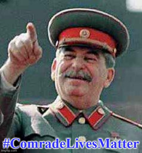 Stalin says | #ComradeLivesMatter | image tagged in stalin says | made w/ Imgflip meme maker