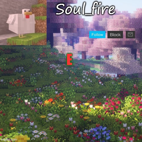 Soul_fires minecraft temp ty yachi | E | image tagged in soul_fires minecraft temp ty yachi | made w/ Imgflip meme maker