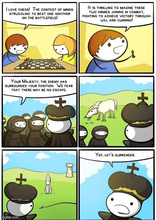 Chess comic | image tagged in chess,comics/cartoons | made w/ Imgflip meme maker