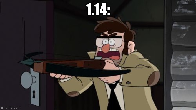 Ford crossbow Gravity falls | 1.14: | image tagged in ford crossbow gravity falls | made w/ Imgflip meme maker