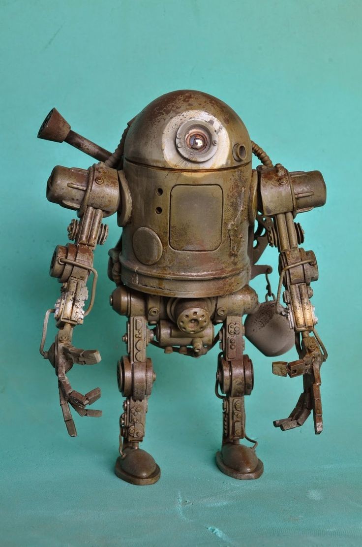 Robot looks like Mike Wazowski / R2-D2 mix Blank Meme Template