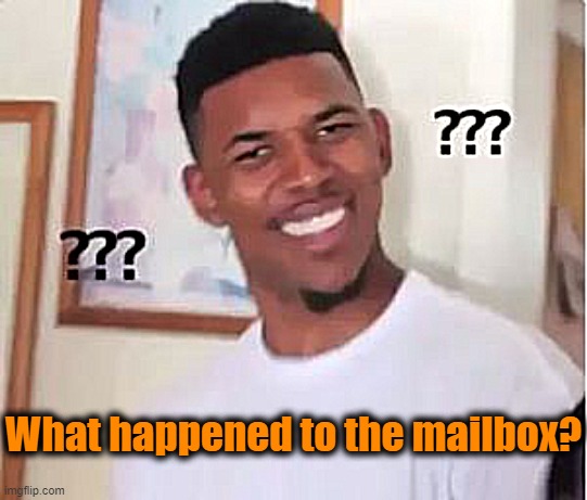 Nick Young | What happened to the mailbox? | image tagged in nick young | made w/ Imgflip meme maker