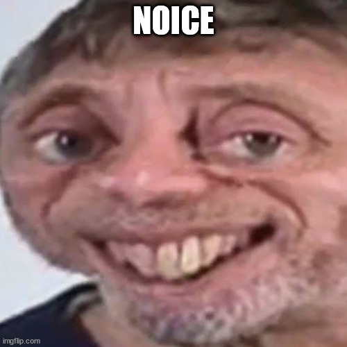 Noice |  NOICE | image tagged in noice | made w/ Imgflip meme maker