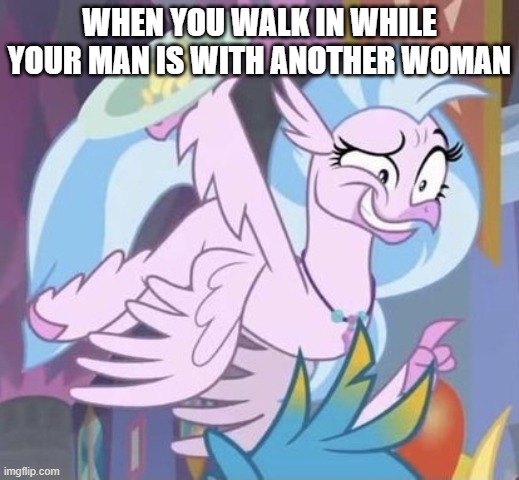 WHEN YOU WALK IN WHILE YOUR MAN IS WITH ANOTHER WOMAN | made w/ Imgflip meme maker