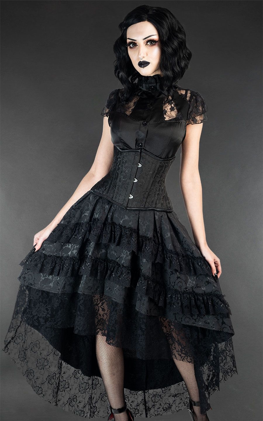 Goth Skirt Blank Meme Template