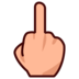 High Quality Middle Finger Blank Meme Template