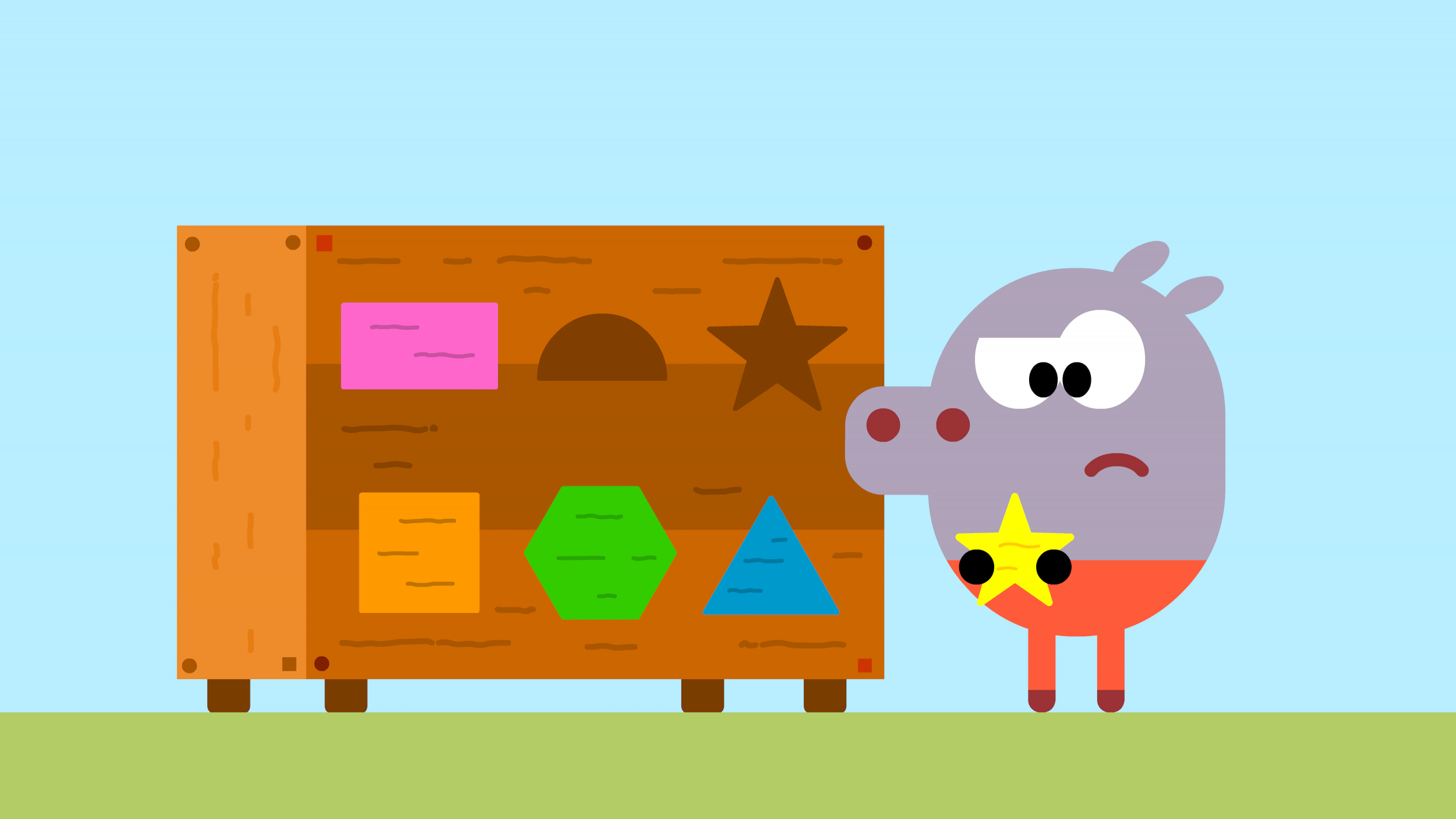 High Quality Hey Duggee Star Blank Meme Template