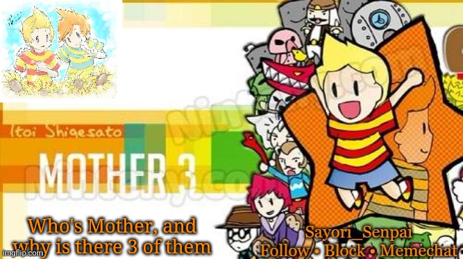 Sayori's Mother 3 temp | Who's Mother, and why is there 3 of them | image tagged in sayori's mother 3 temp | made w/ Imgflip meme maker