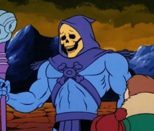 Skeletor - I don't like to feel good Blank Meme Template