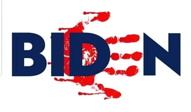 High Quality biden bloody logo Blank Meme Template