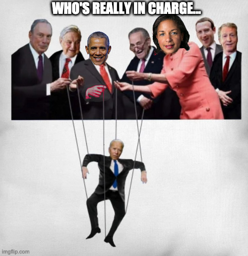 Who's in Charge? | WHO'S REALLY IN CHARGE... | image tagged in obama,rice,susan rice,barack obama | made w/ Imgflip meme maker