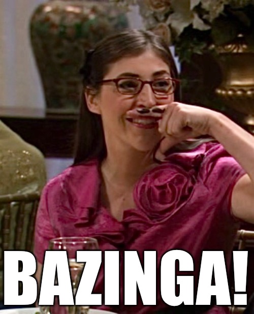 BAZINGA! | made w/ Imgflip meme maker