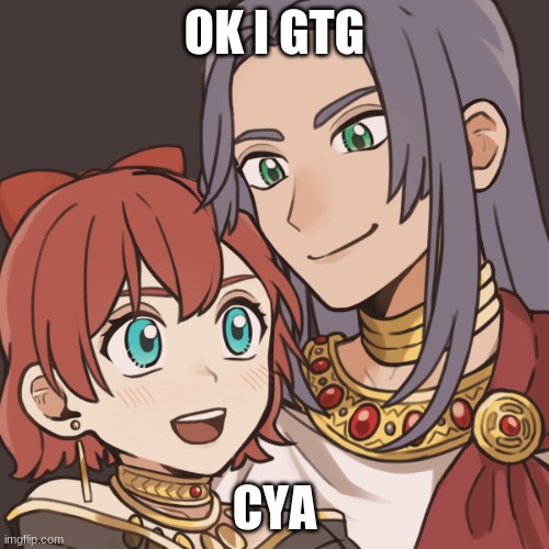 Sayori and Sephiroth | OK I GTG; CYA | image tagged in sayori and sephiroth | made w/ Imgflip meme maker