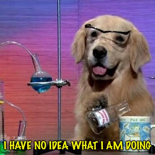 I Have No Idea What I Am Doing Dog Meme | I HAVE NO IDEA WHAT I AM DOING | image tagged in memes,i have no idea what i am doing dog | made w/ Imgflip meme maker
