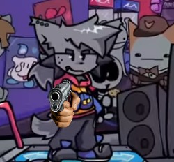 He has a gun. You have 30 seconds to run. | image tagged in kapi facing y o u | made w/ Imgflip meme maker