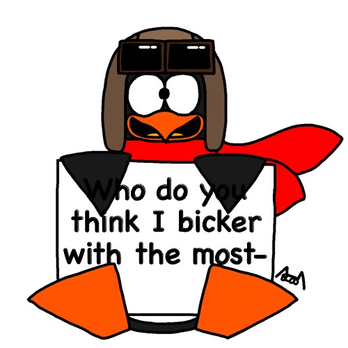 Message from Ava | Who do you think I bicker with the most- | image tagged in message from ava | made w/ Imgflip meme maker