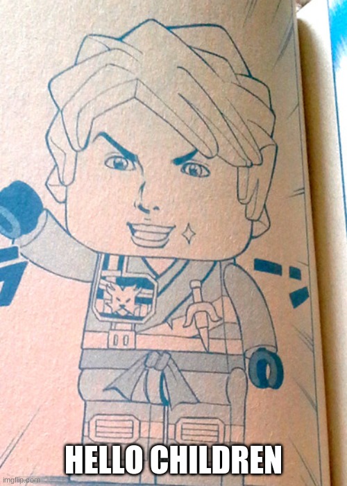 Jojo Lloyd | HELLO CHILDREN | image tagged in jojo lloyd | made w/ Imgflip meme maker