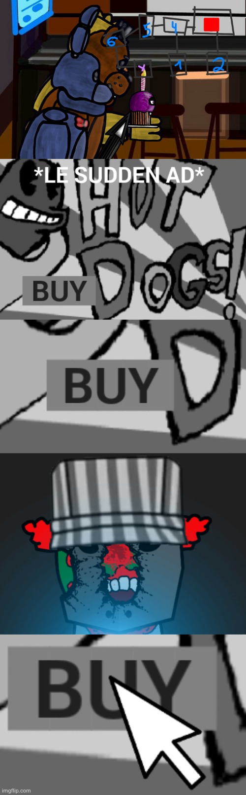 Night 1, 12 AM | made w/ Imgflip meme maker