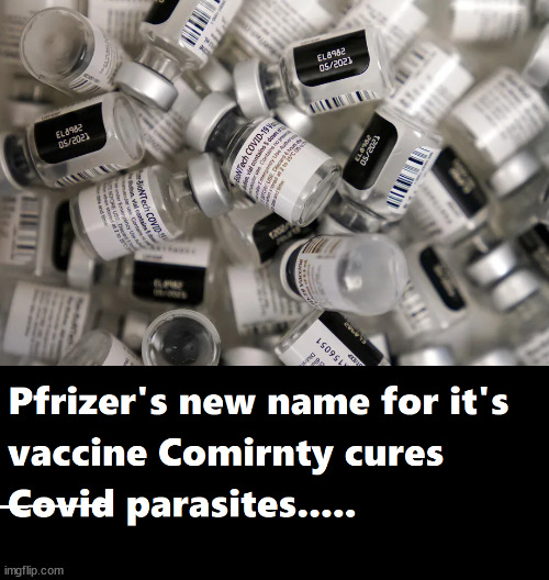 Pfizer's new name | image tagged in vaccine,covid,covidiots,maga | made w/ Imgflip meme maker