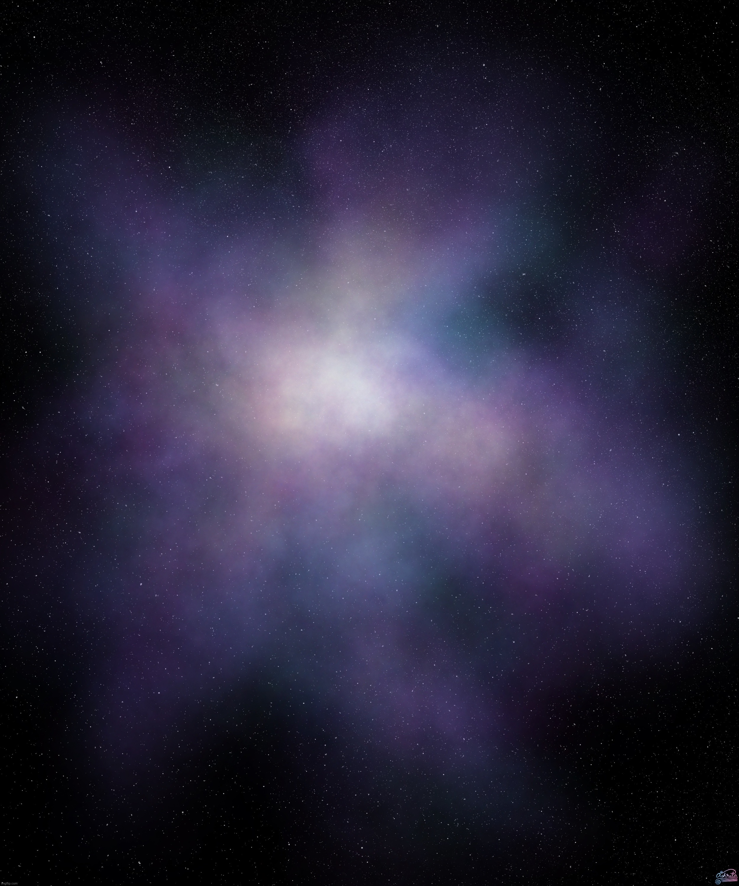 The original space background for one of my drawings (link in comments) | made w/ Imgflip meme maker