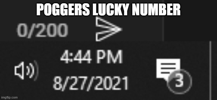 woooooo | POGGERS LUCKY NUMBER | made w/ Imgflip meme maker