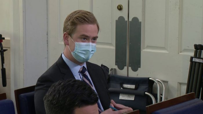 High Quality Reporter Peter Doocy Blank Meme Template