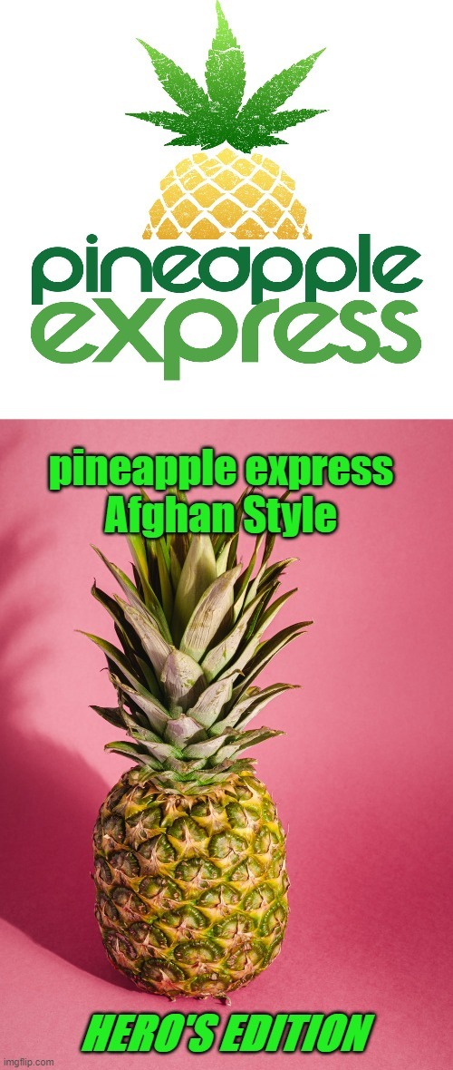 pineapple express - Hero's Edition | image tagged in afghanistan,heroes | made w/ Imgflip meme maker