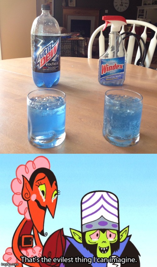 Imagine if someone mistaken the windex glass for a gatorade glass  O_O | image tagged in thats the most evil thing i can imagine,windex,gatorade,oh no,oh wow are you actually reading these tags | made w/ Imgflip meme maker