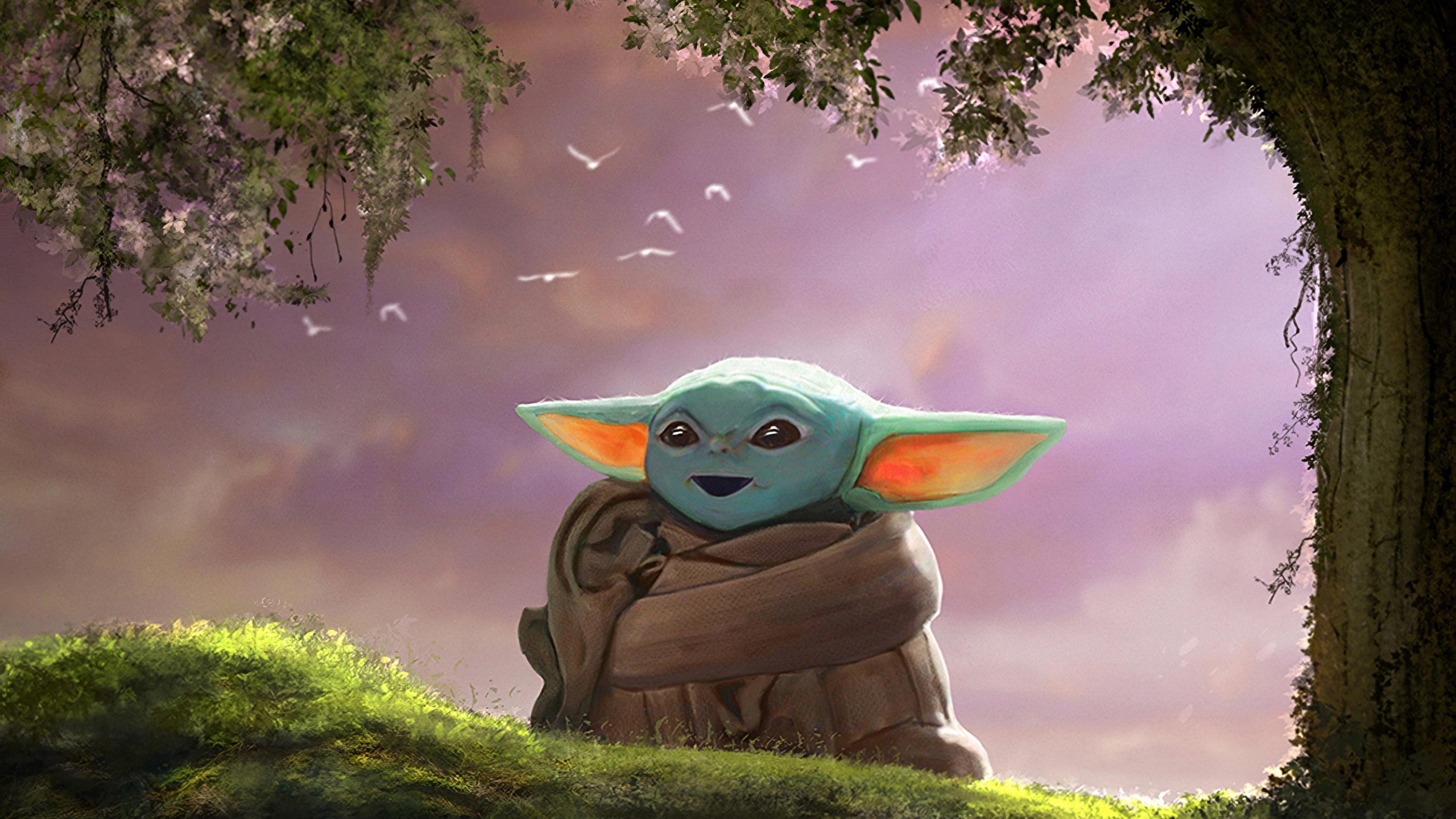 Baby Yoda from REDDIT Blank Meme Template