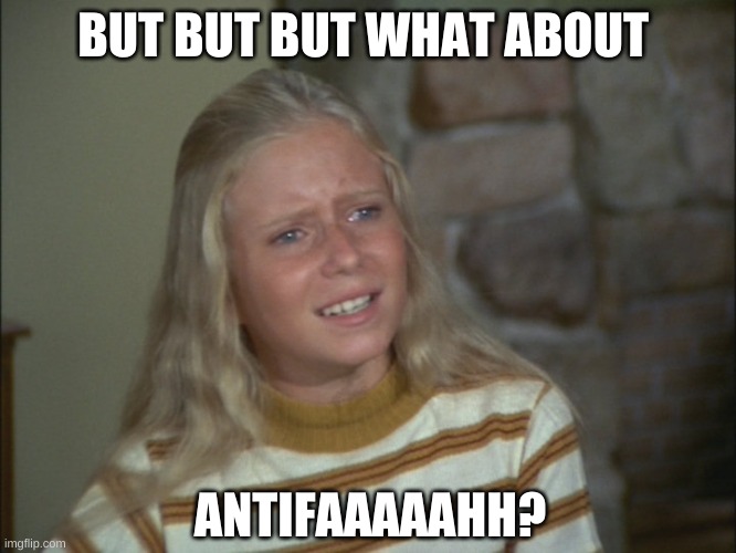 marcia marcia marcia | BUT BUT BUT WHAT ABOUT ANTIFAAAAAHH? | image tagged in marcia marcia marcia | made w/ Imgflip meme maker