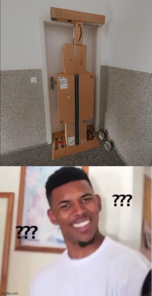looks like the mailman plays too much Tetris | image tagged in nick young | made w/ Imgflip meme maker