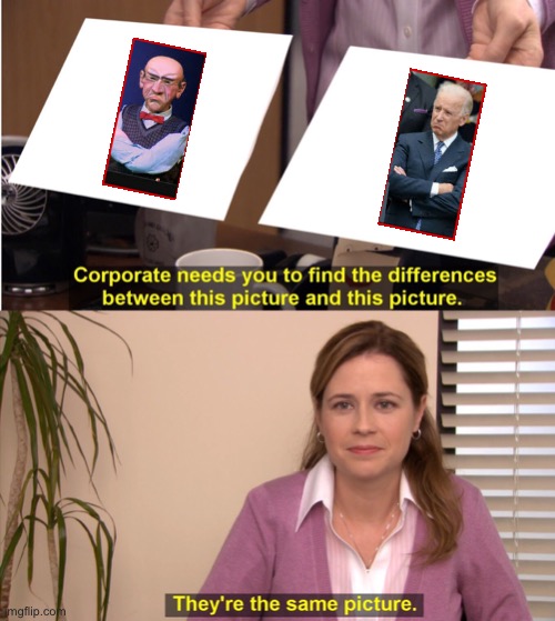 Wait a minute… | image tagged in memes,they're the same picture,joe biden,walter | made w/ Imgflip meme maker