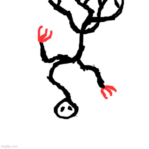 Just a random thing I drew bc bored | image tagged in memes,blank transparent square | made w/ Imgflip meme maker