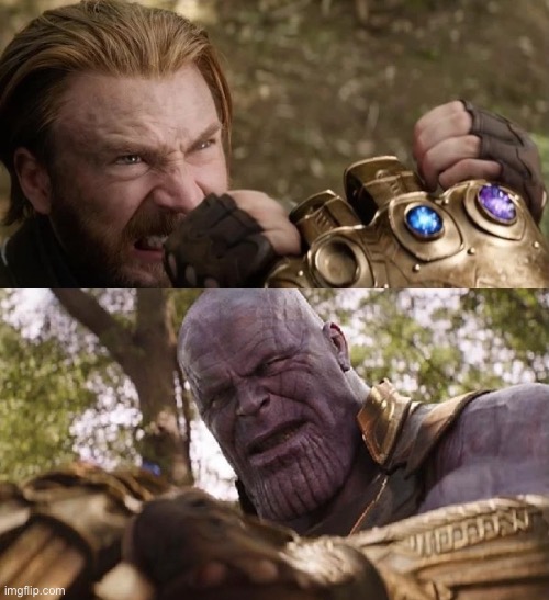 Avengers Infinity War Cap vs Thanos | image tagged in avengers infinity war cap vs thanos | made w/ Imgflip meme maker